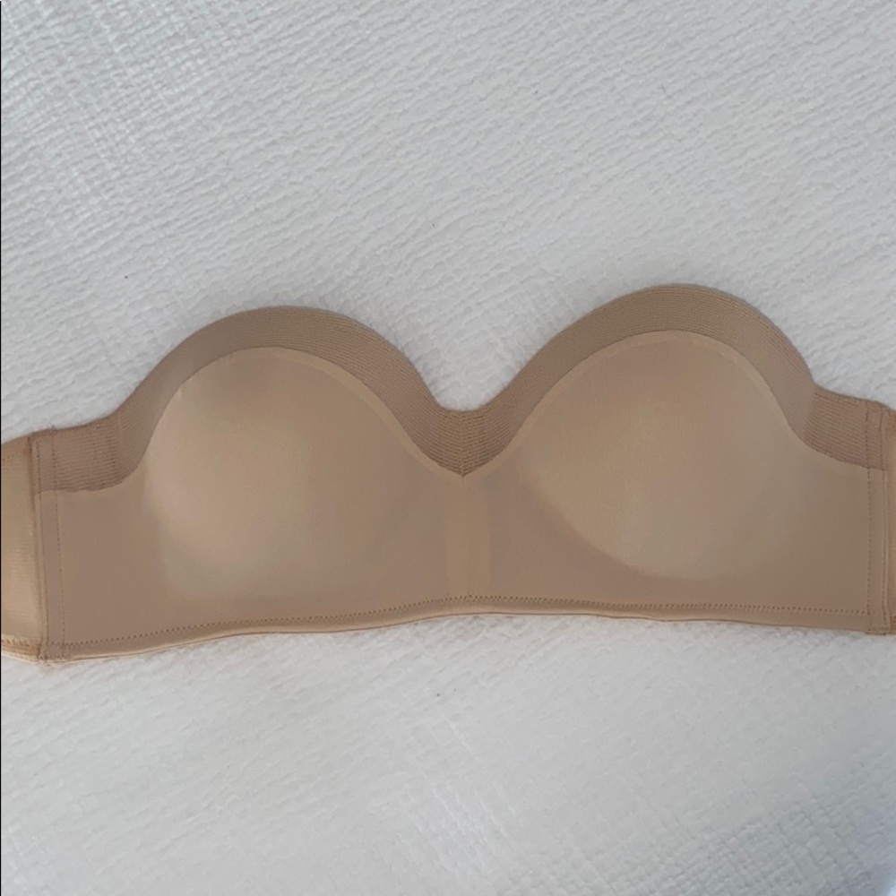 Lively, No-Wire strapless bra (toasted almond)